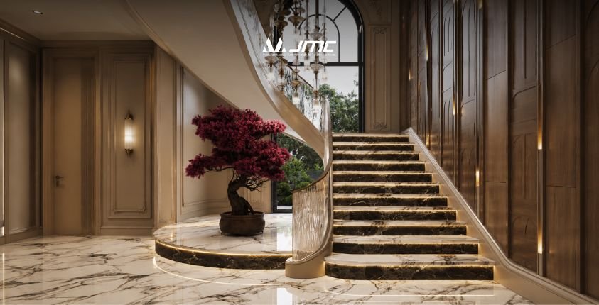The Architecture of Continuity: Using Marble to Connect Spaces