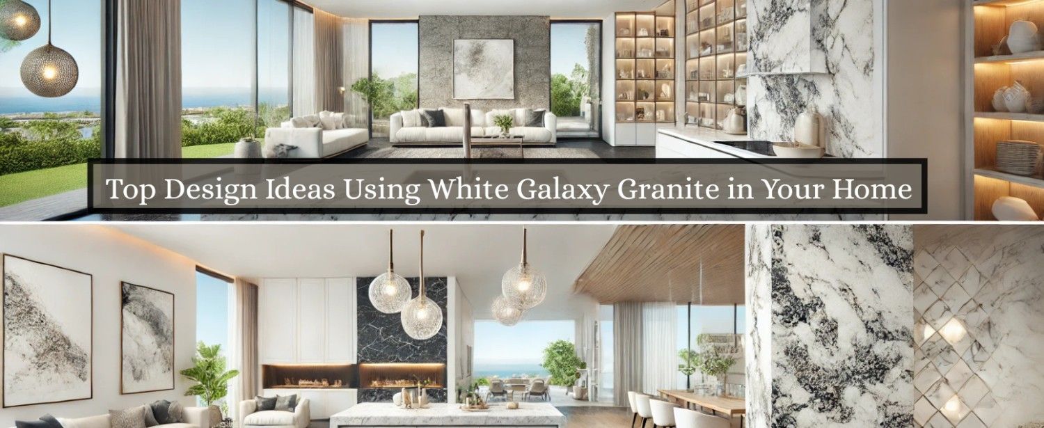 Top Design Ideas Using White Galaxy Granite in Your Home