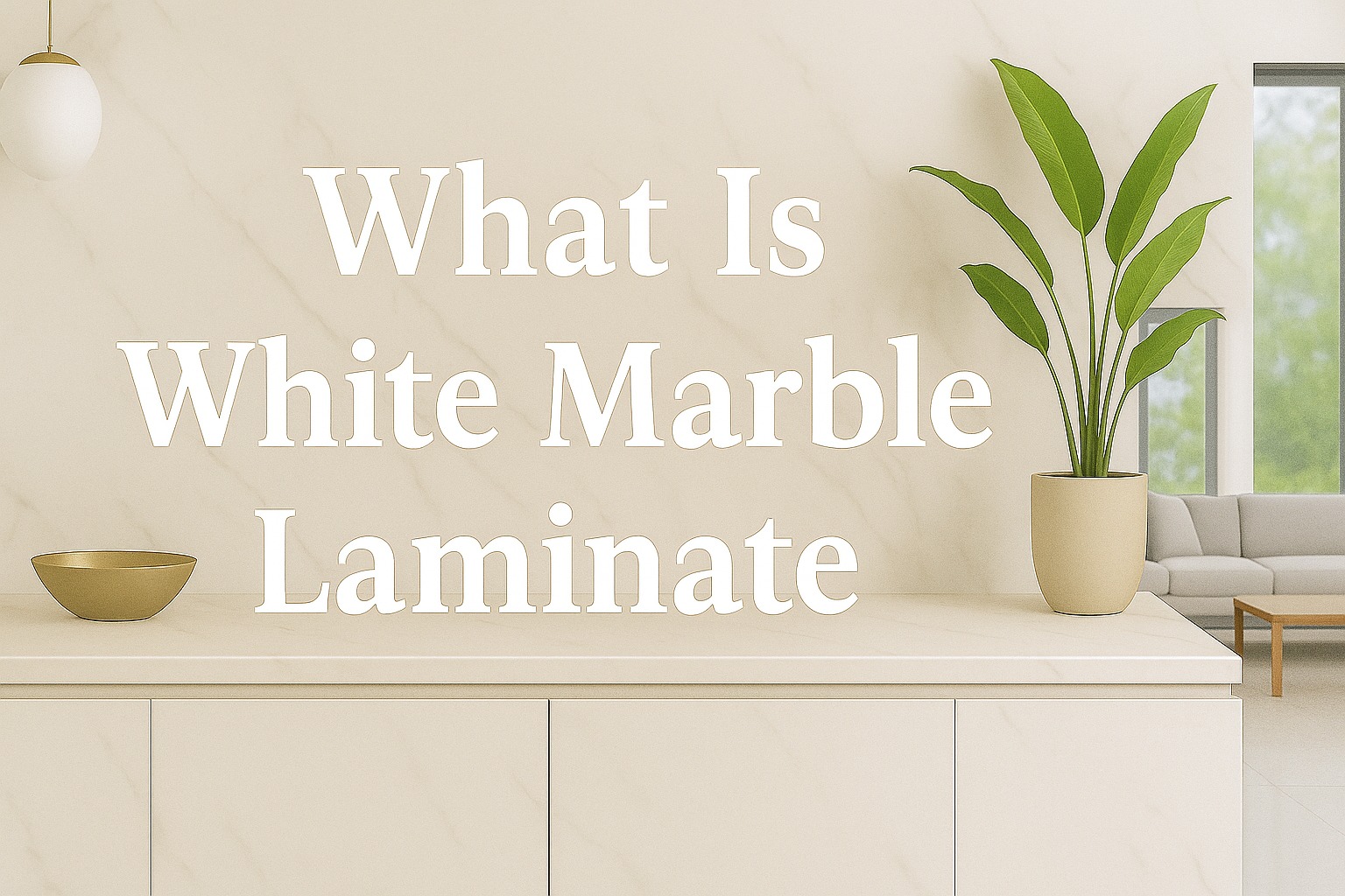 White Marble Laminate